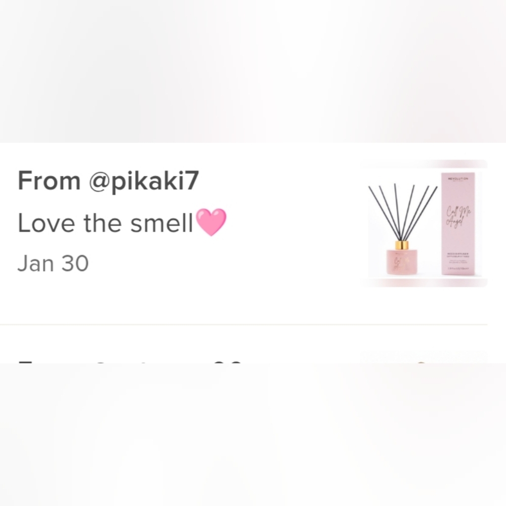 Revolution Call Me Angel Reed Diffuser Rhubarb & Peony Fruity & Floral - Picture 2 of 2